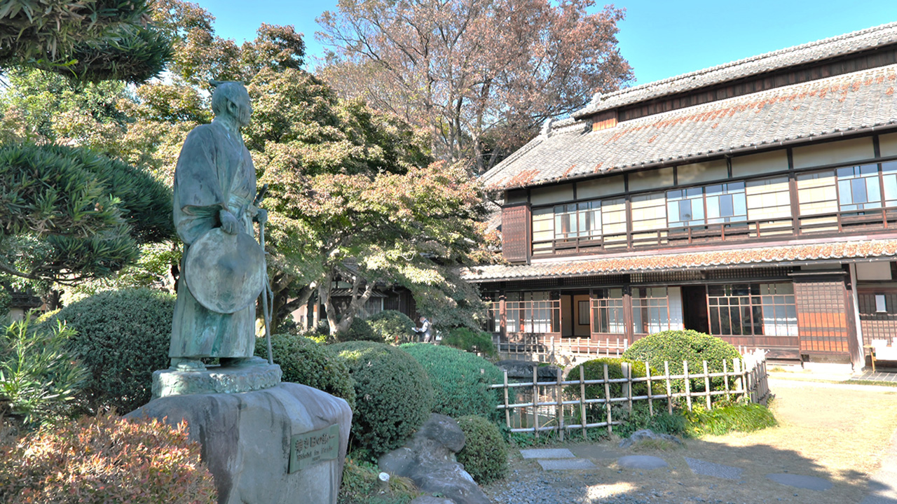 旧渋沢邸中の家主屋