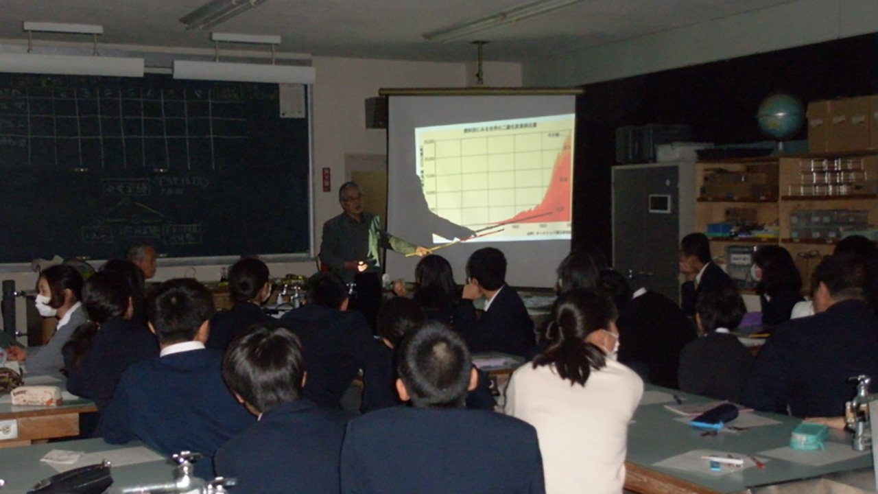 中学生の授業の様子