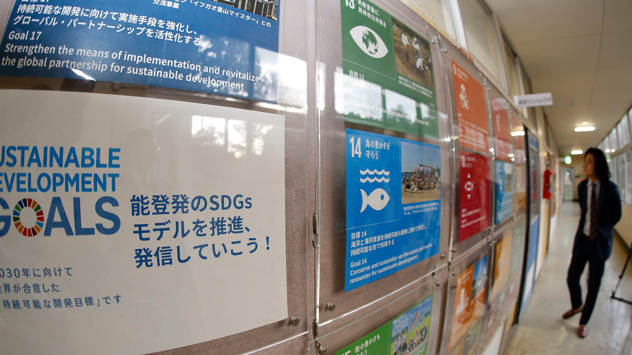 SGDSラボ掲示物の様子