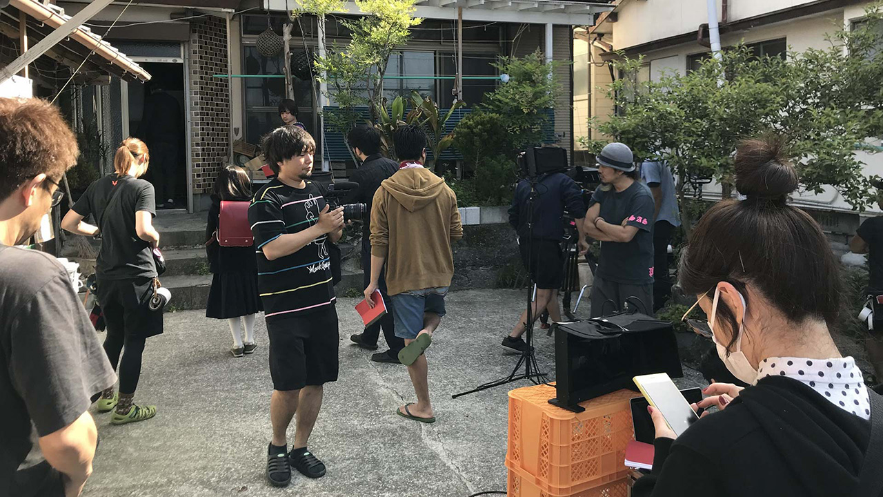 撮影の様子