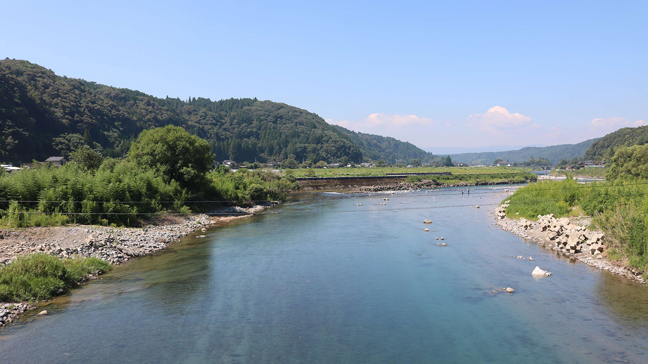 川辺川の風景