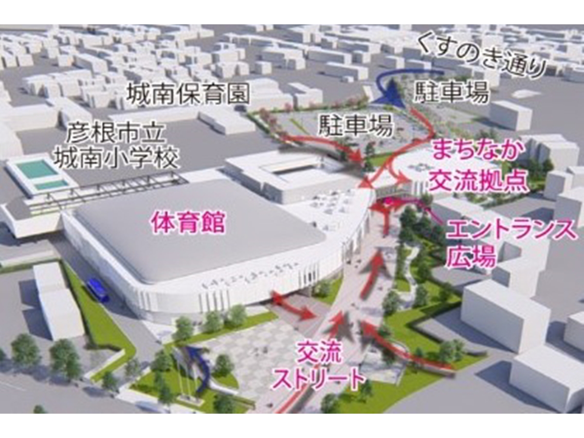 にぎわいを創出するスポーツ 文化交流センターの整備 彦根市 滋賀県 企業版ふるさと納税なら ふるさとコネクト